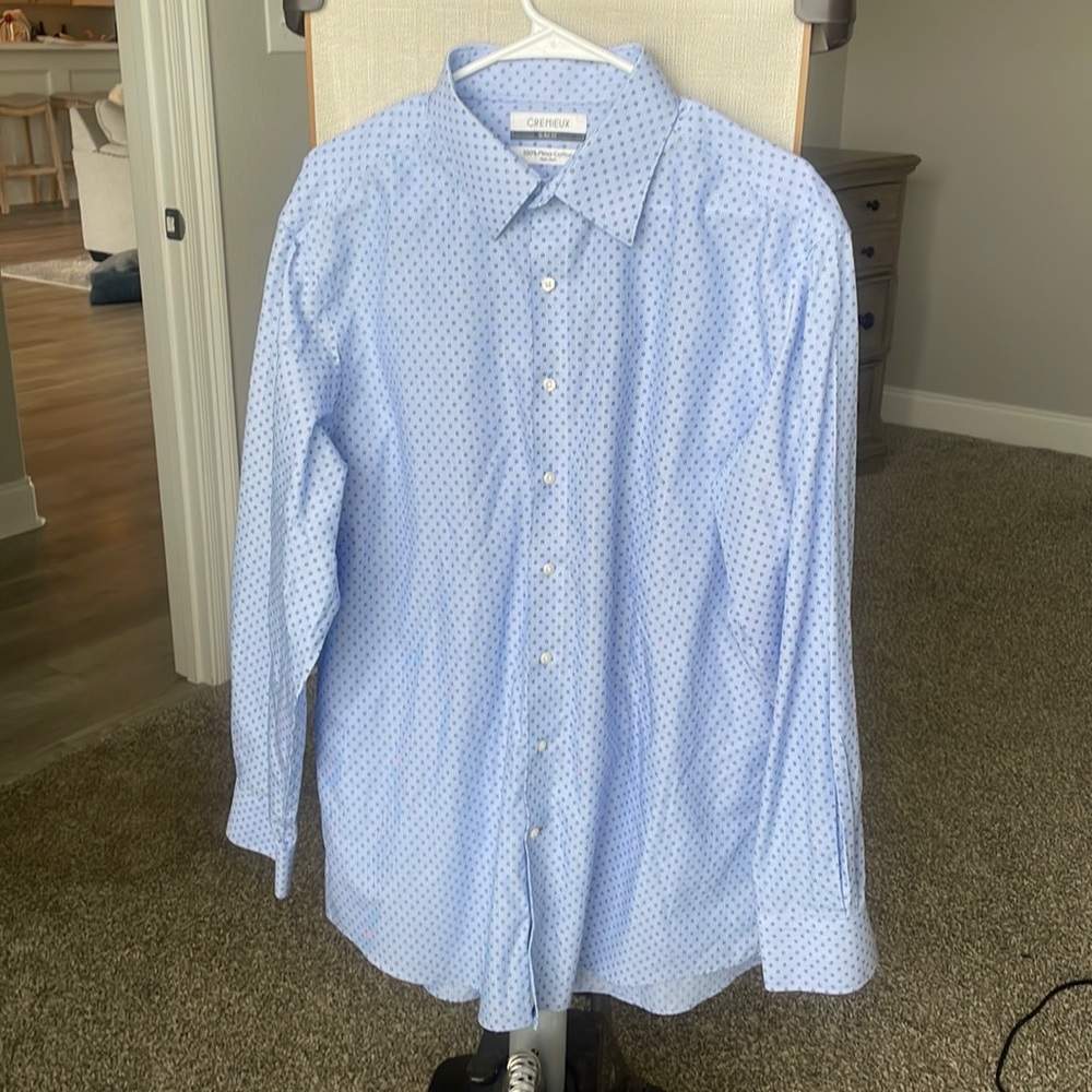 Blue Slim Fit dress shirt